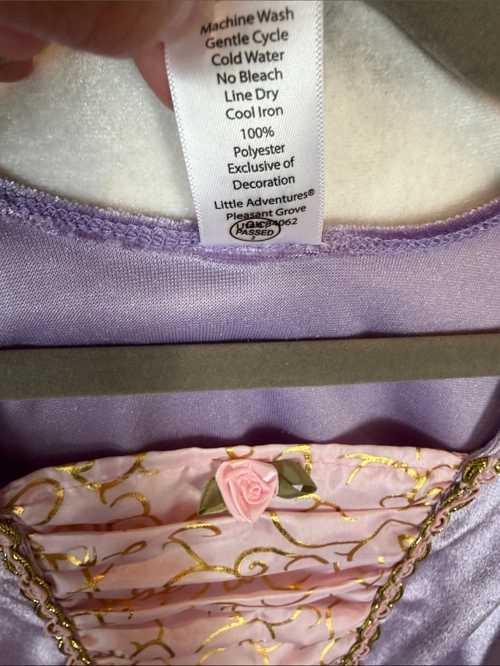 Little Adventures - Girls' Deluxe Rapunzel Dress-Up Costume - Size: 5-7Y
